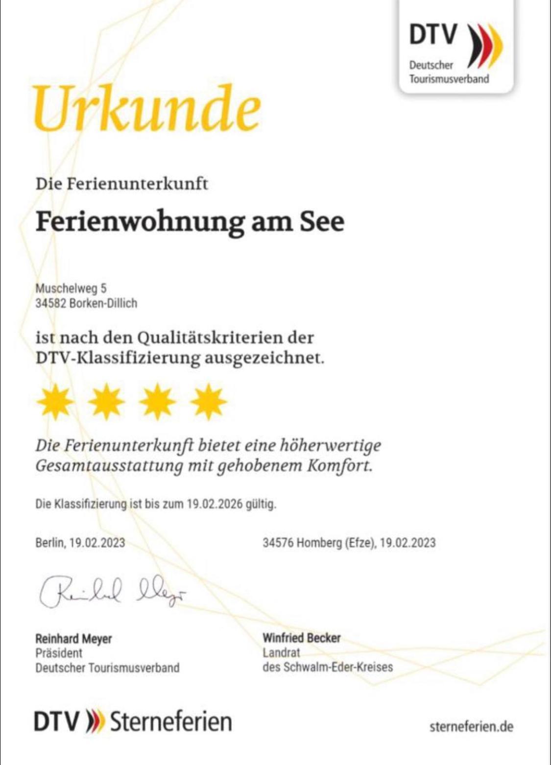 Ferienwohnung Am See Dillich - Eigener Garten - Ruhige Lage - Natur Vor Der Haustuer Borken  Luaran gambar